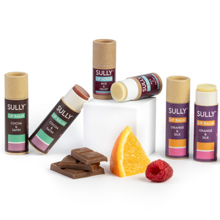 Грижа за устните от SULLY Naturals, натурални балсами и скраб за хидратация и възстановяване