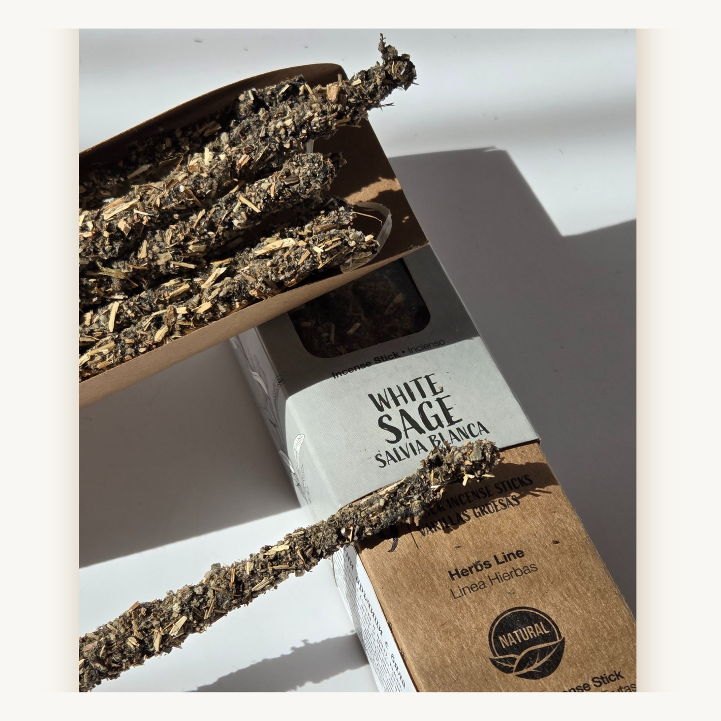 Бяла салвия - 9 бр. натурални ароматни пръчици