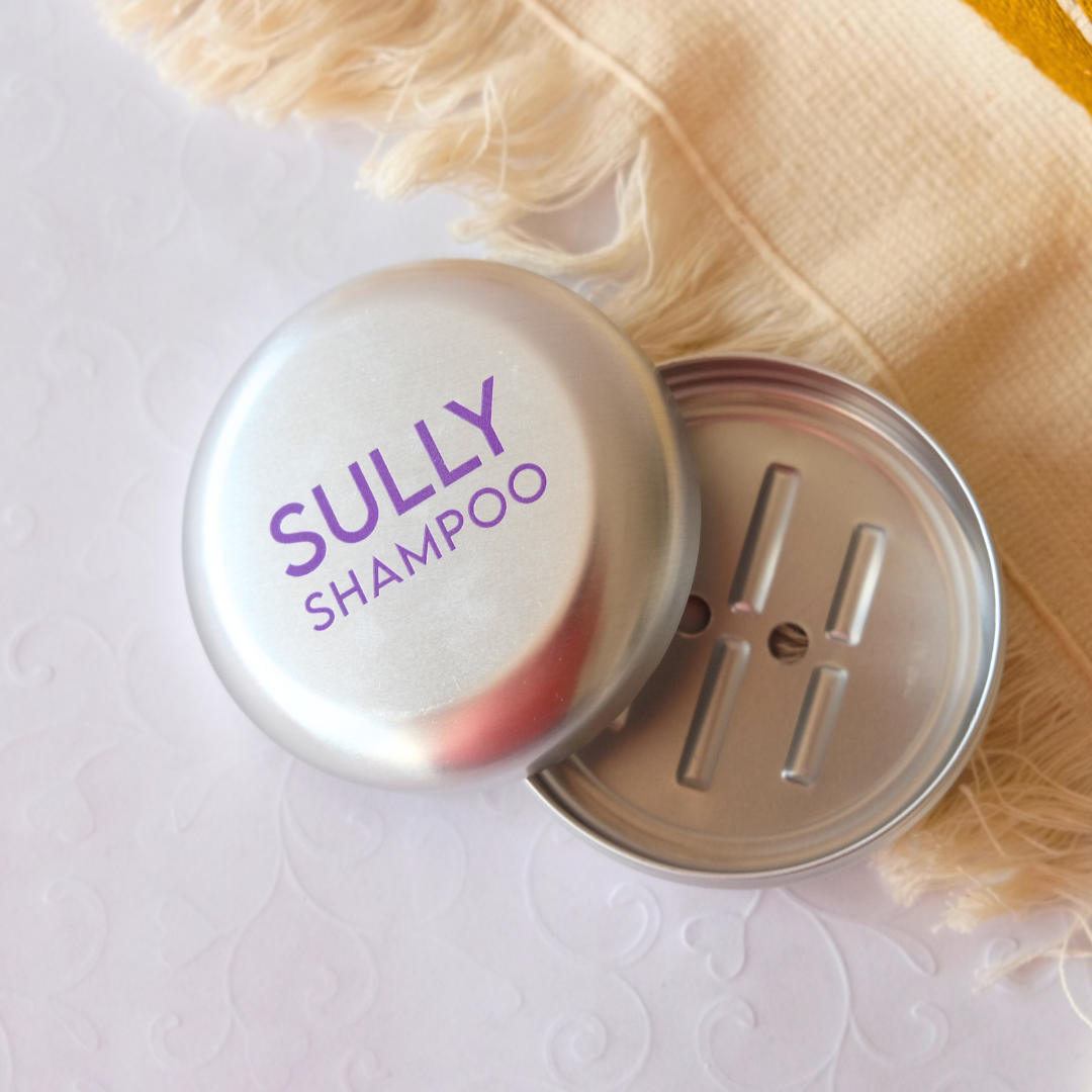 Алуминиева кутийка SULLY за съхранение на твърд шампоан