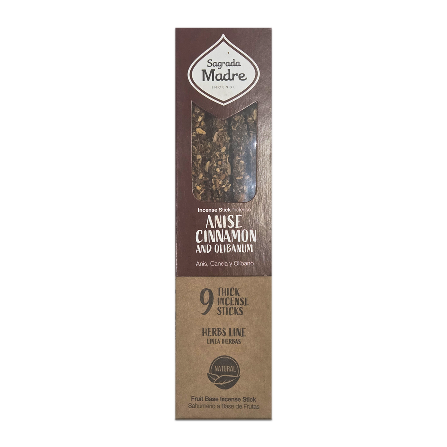 Опаковка на натурални incense пръчици SULLY - Sagrada Madre с анасон, канела и тамян